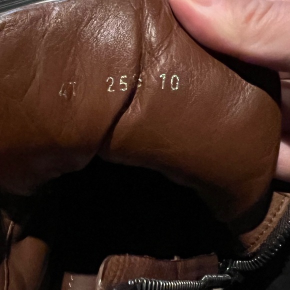 Prada - Saffiano Brown Leather Hightops - Picture 7 of 9